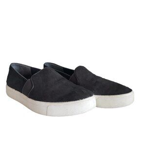 Vince Shoes 8 Gray Women's Berlin Calf Hair Slip On Sneakers